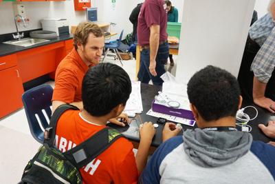 LBJ Express engineers join middle school club for technology day ...