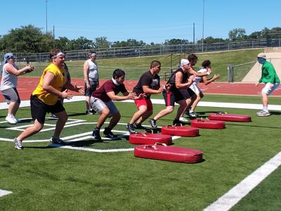Lake Dallas Football Falcons Return To Field For Summer Workouts