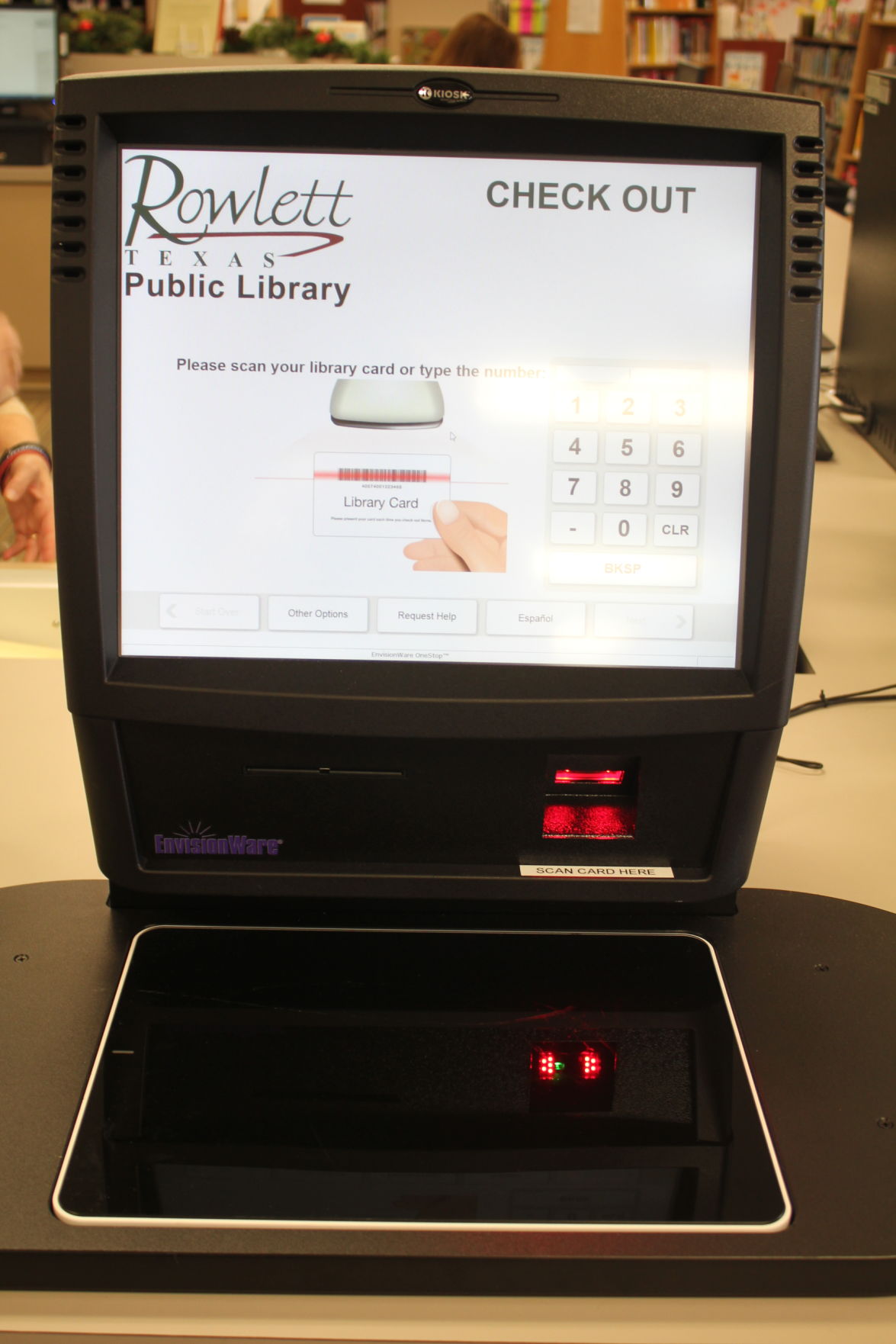 New year, new tech Rowlett Public Library unveils selfcheckout system