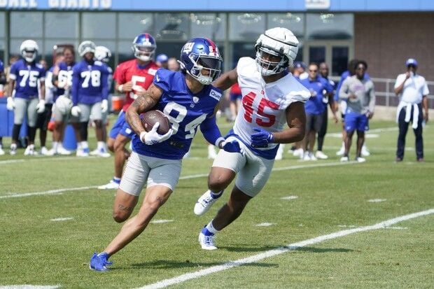 Barkley looks like his old self  and he is carrying the Giants