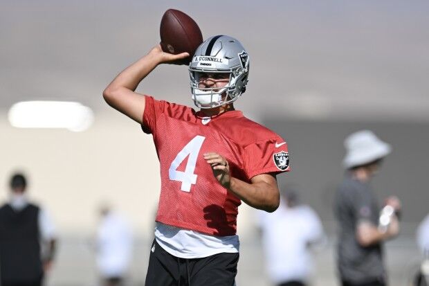 Photos: Raiders hype up local high school football teams for