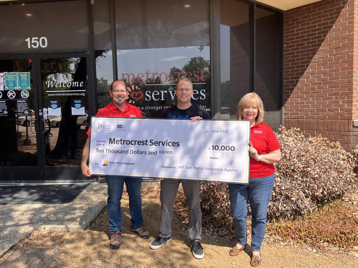 Metrocrest Services receives 10,000 donation from Jeff Van Matre