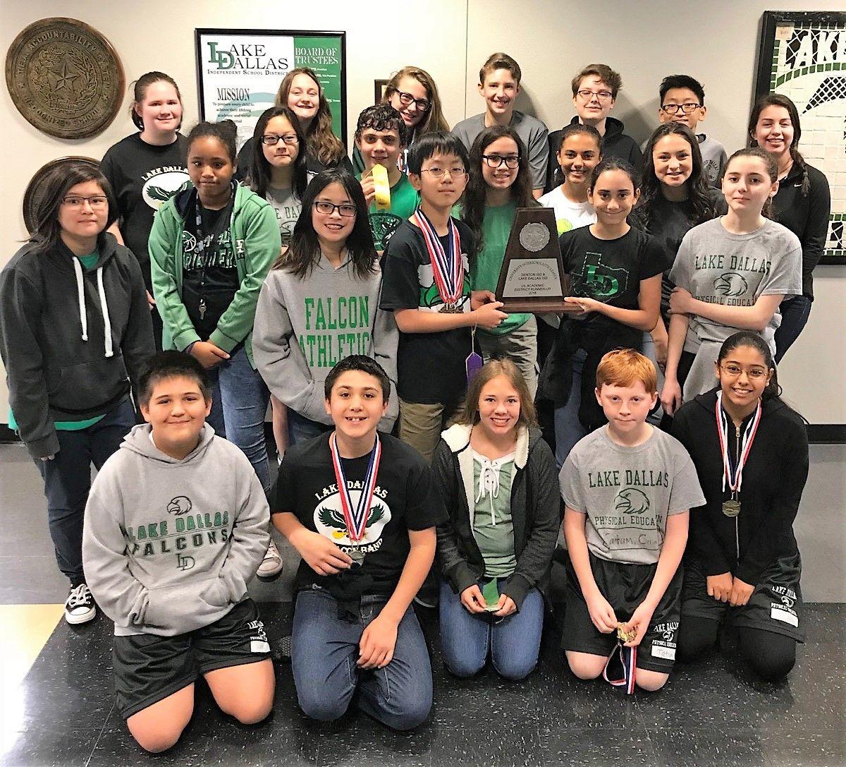 Lake Dallas Middle School finds success at academic meet News