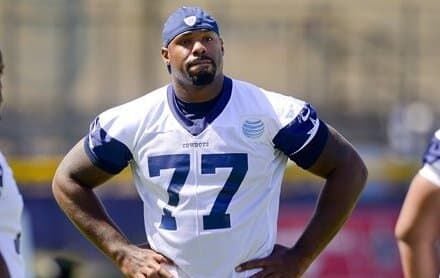 Tyron Smith Practicing: 'Good Day for the Dallas Cowboys!' Playing