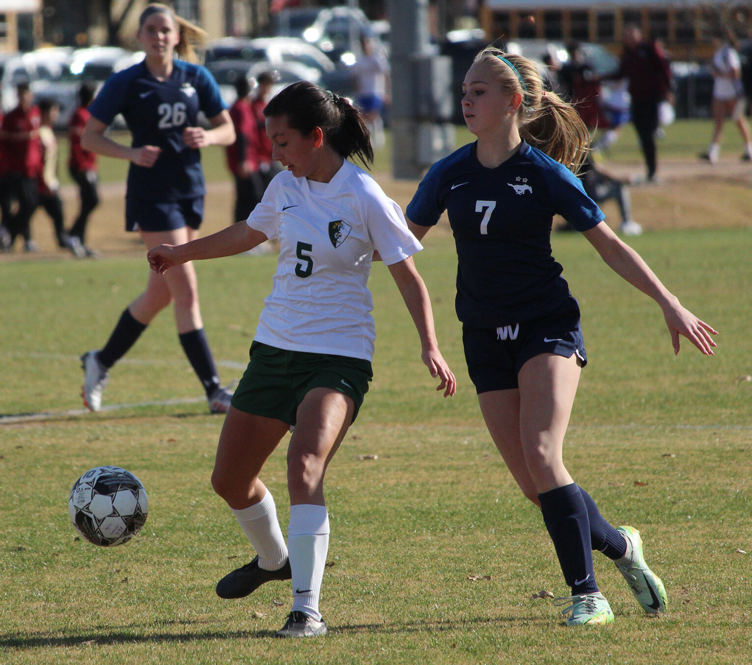 10-5A Soccer: Lebanon Trail girls move back into first, Heritage