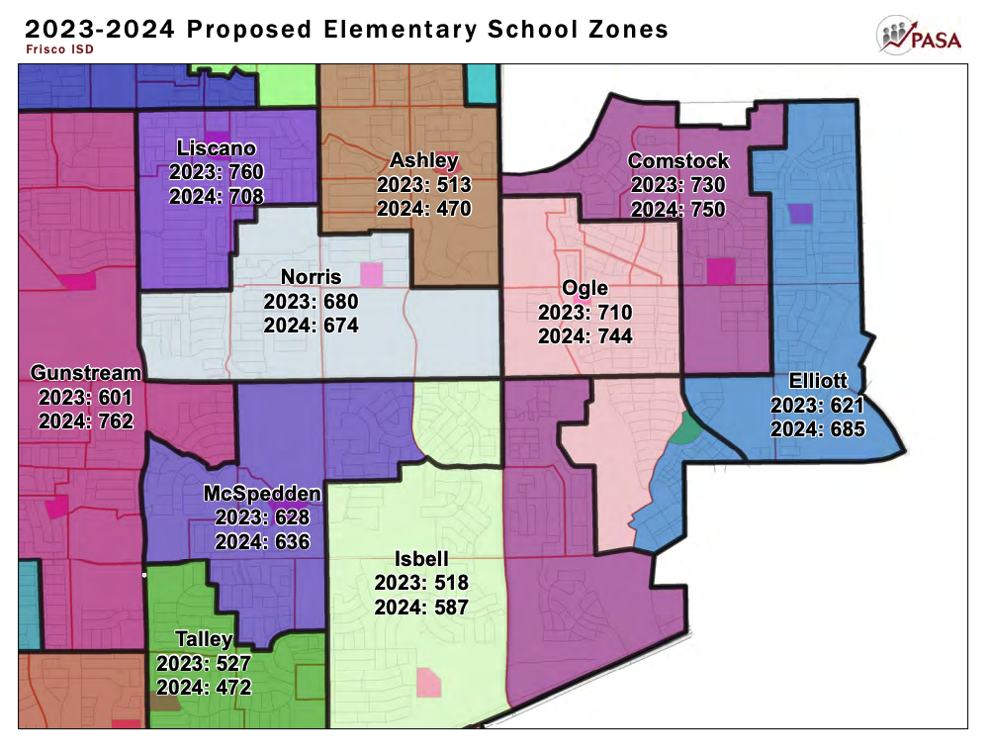 See the maps of Frisco ISD
