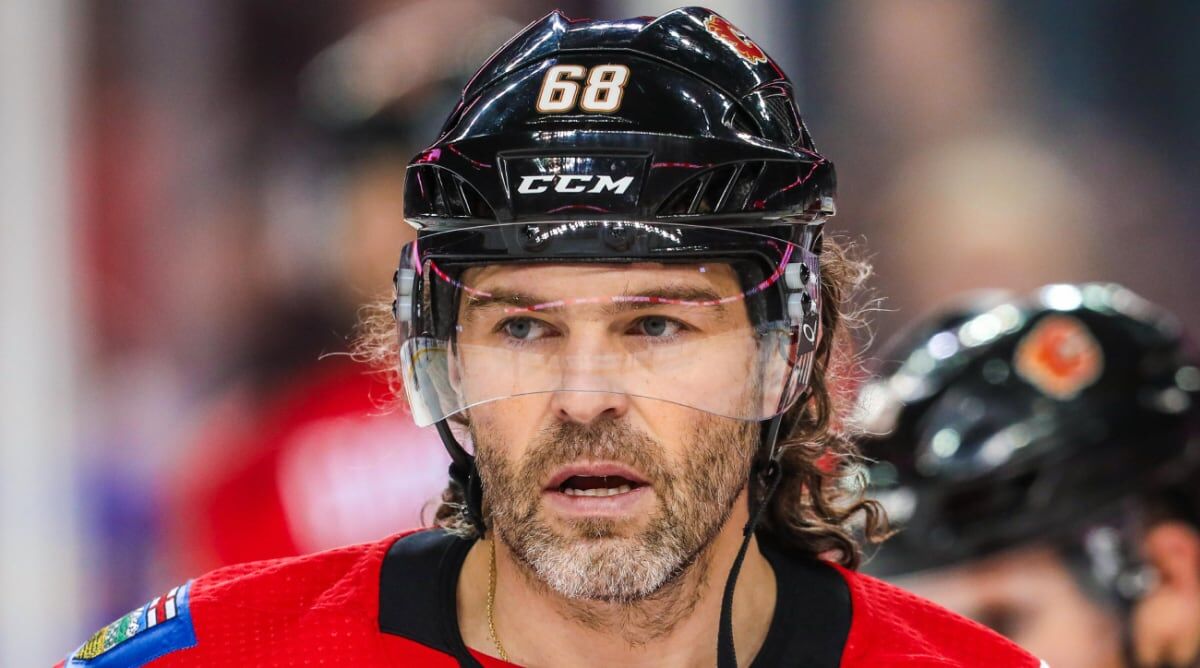 Jaromir Jagr, famous Czech ice hockey player and owner of the