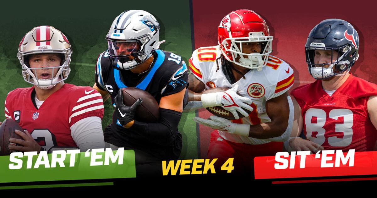 Who To Start And Sit In Week 4: Fantasy Football Running Back