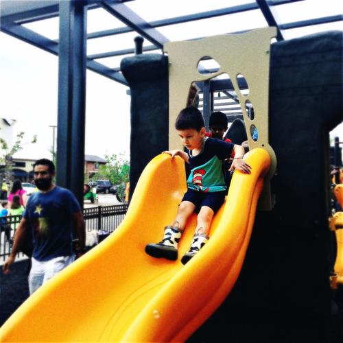 Unveiling of new play area completes renovations at Allen outlet mall |  Allen American News 