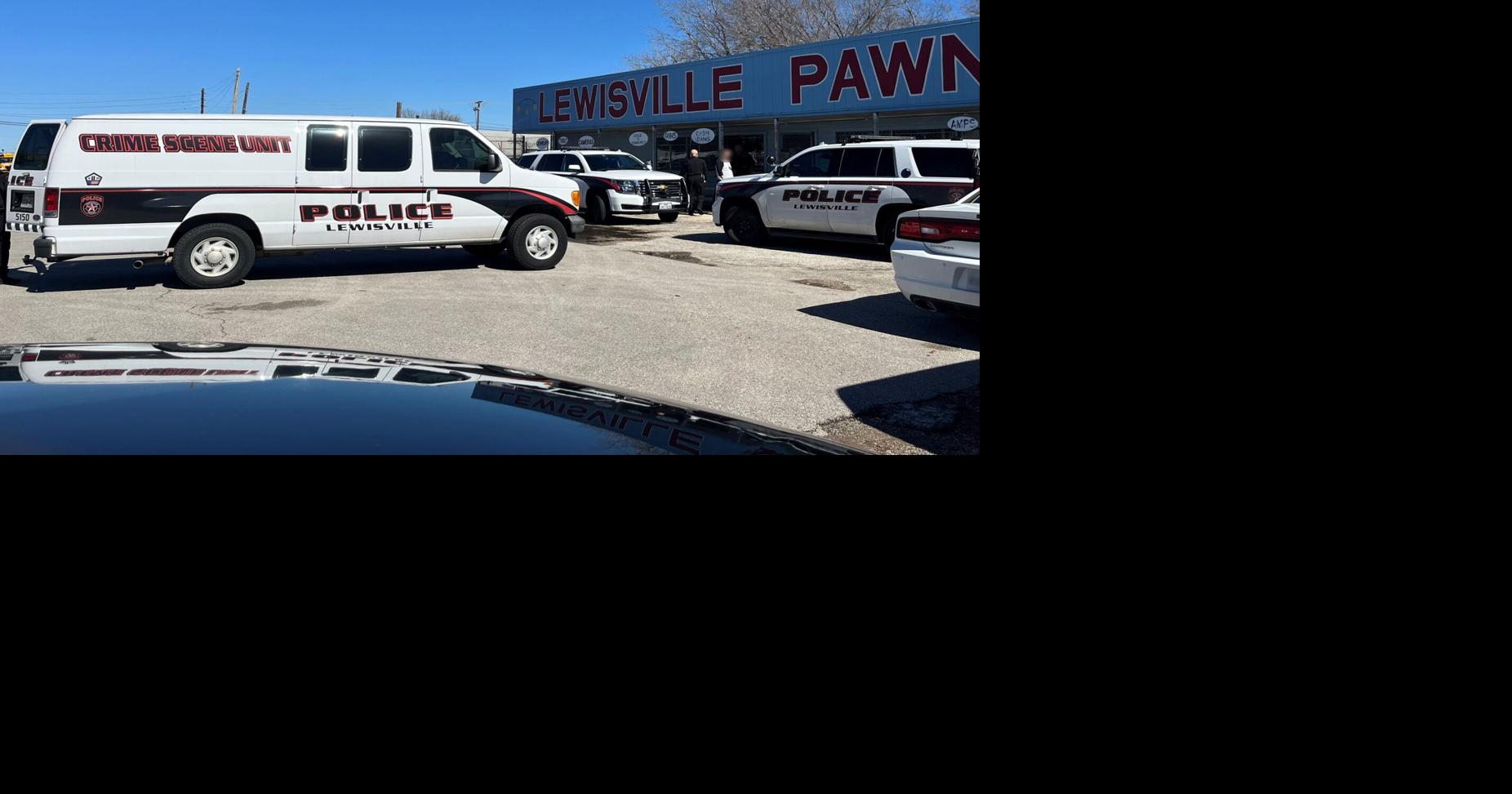 Lewisville police seek three suspects in connection with pawn shop