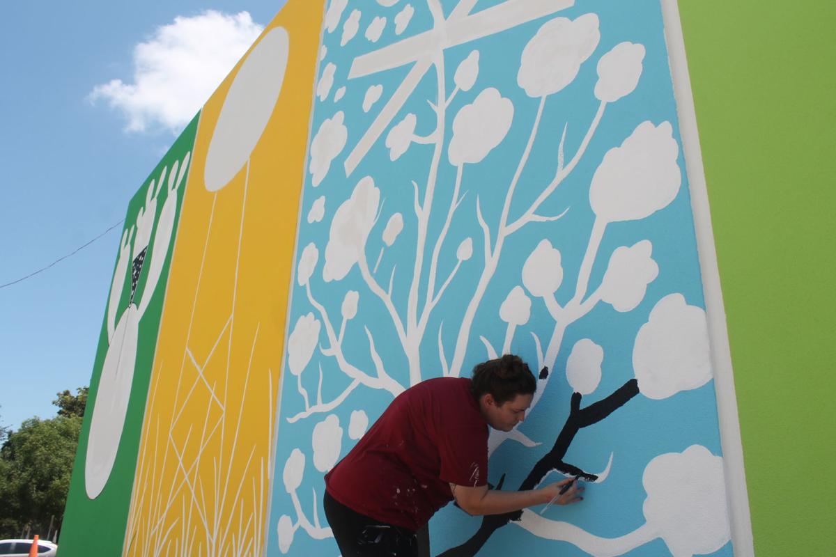 A Piece Of Work Downtown Plano Mural Honors City S Past Present