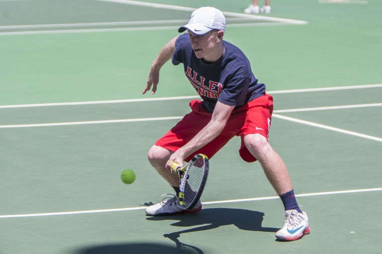 Allen doubles down at state Eagles duos fall short of tennis