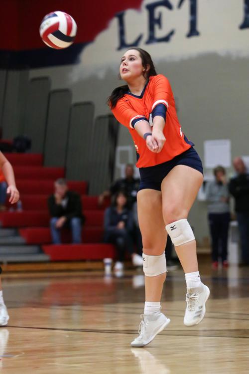 Wakeland senior outside hitter Vivian Osborn