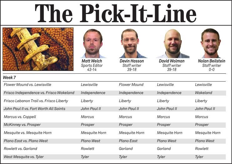 The Pick-It Line: SLM predicts high school football's Week 7 winners, Allen American Sports