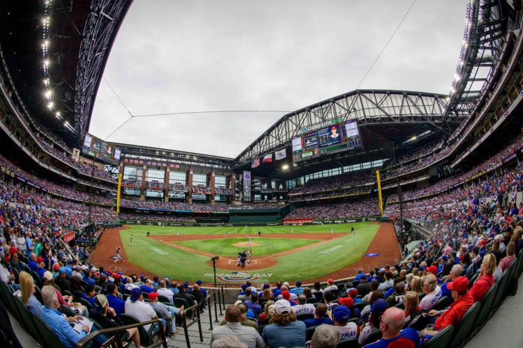 Watch: Globe Life Field Roof Opens Before Rangers, Royals Game