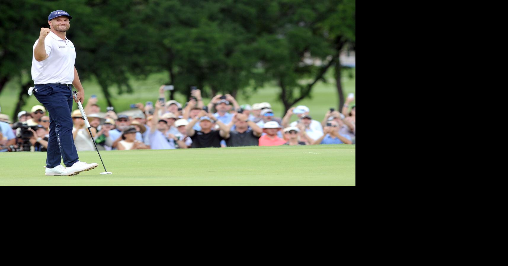 Back-to-back birdies seal Clark's win at CJ Cup Byron Nelson