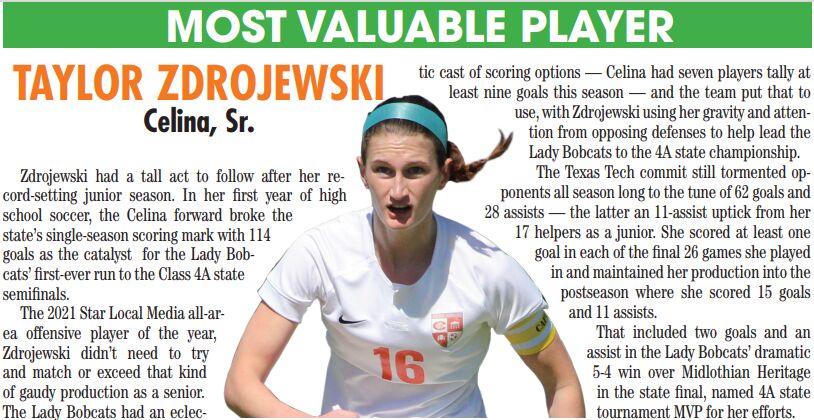 The Star's All-County Girls Soccer Player of the Year and First Team