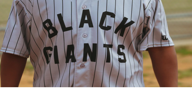 Negro League Commemorative Jersey-Black (Medium)