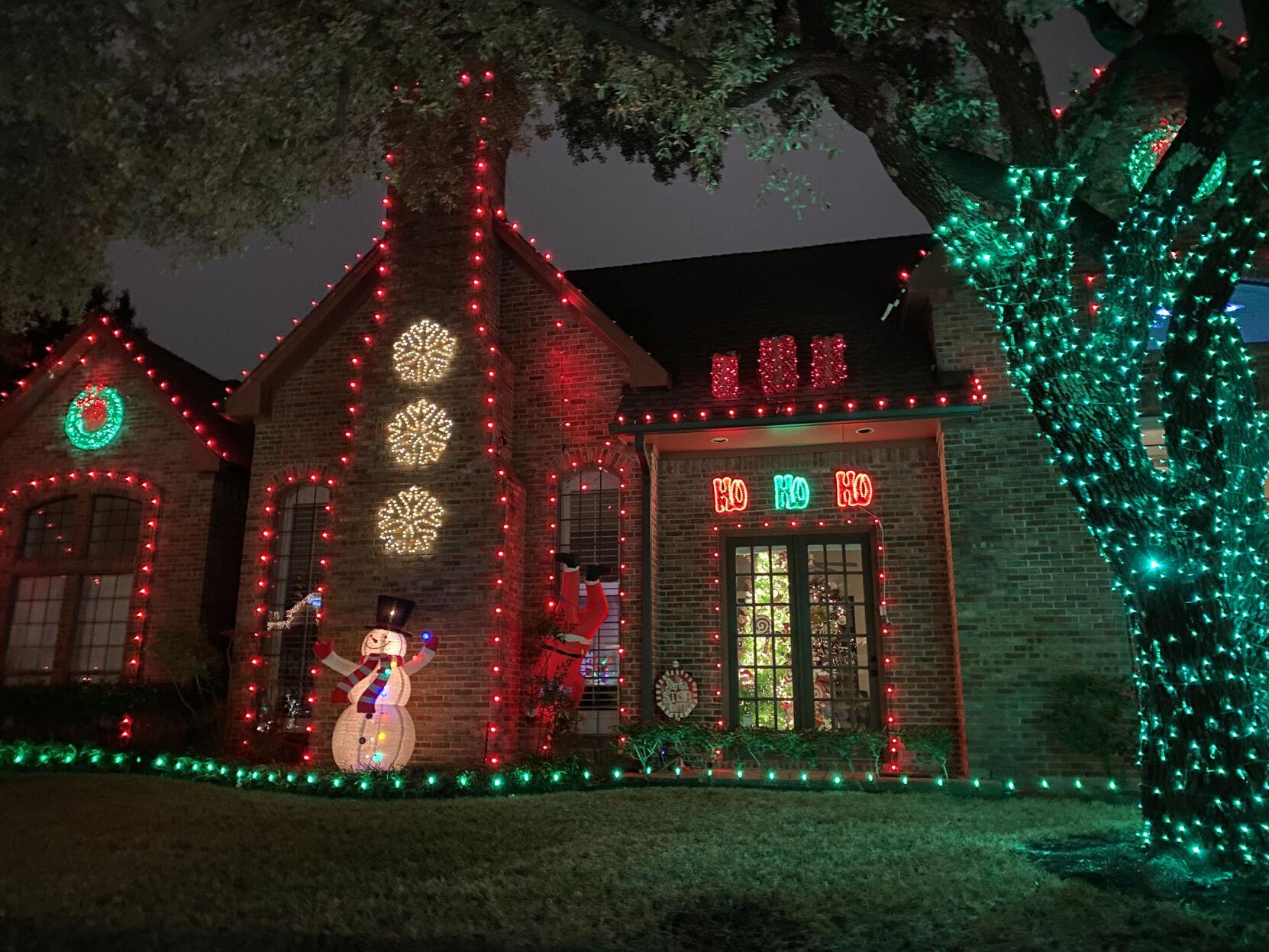 Check out the holiday lights in the Deerfield neighborhood in Plano