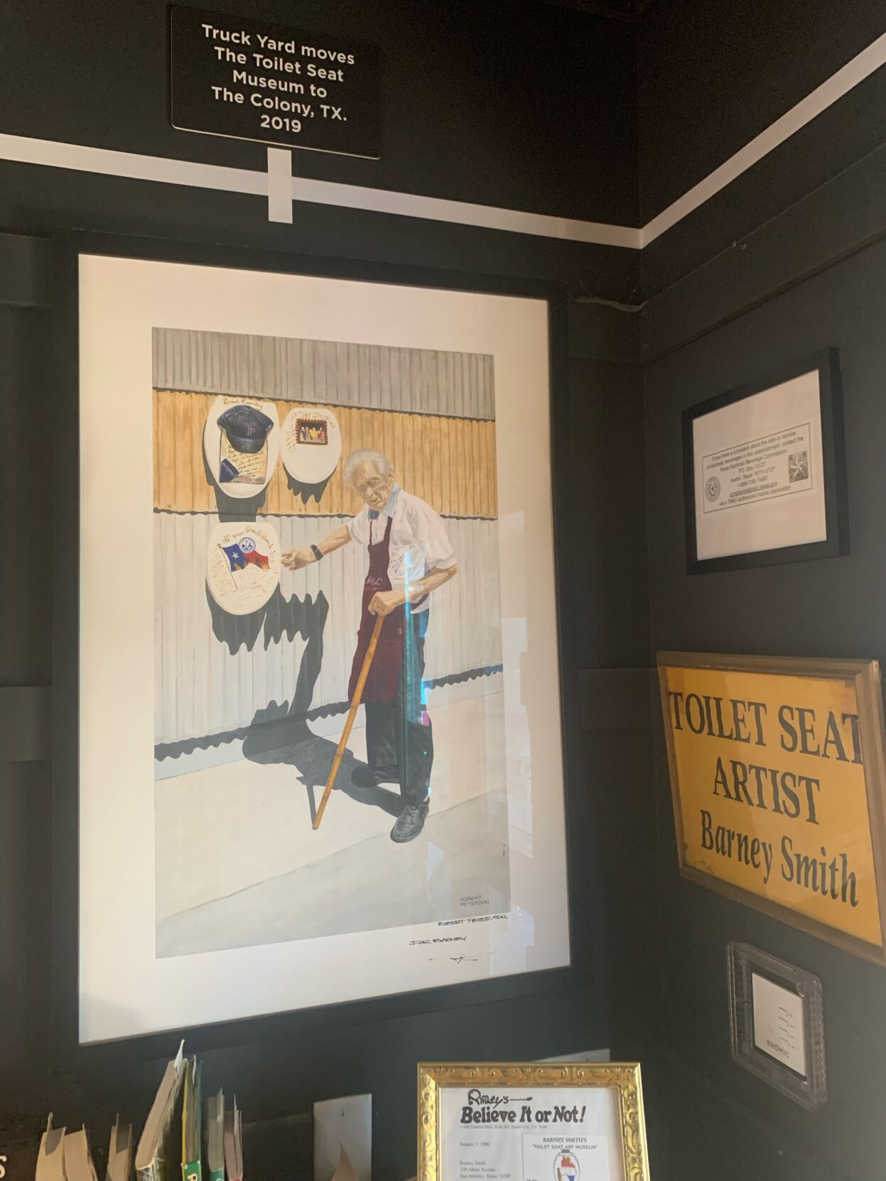 Did you know The Colony is home to a toilet seat museum? It can be