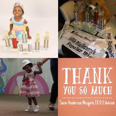 Sarai Henderson and some of her winnings