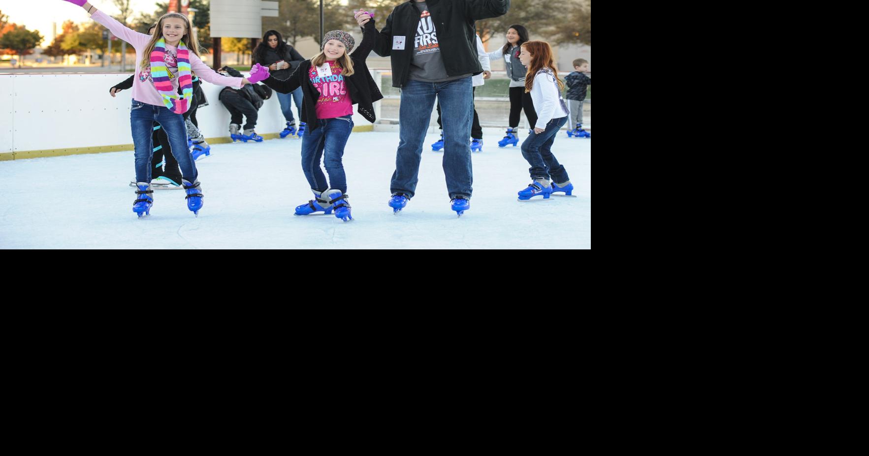 And here's an alligator ice skating in a baseball stadium