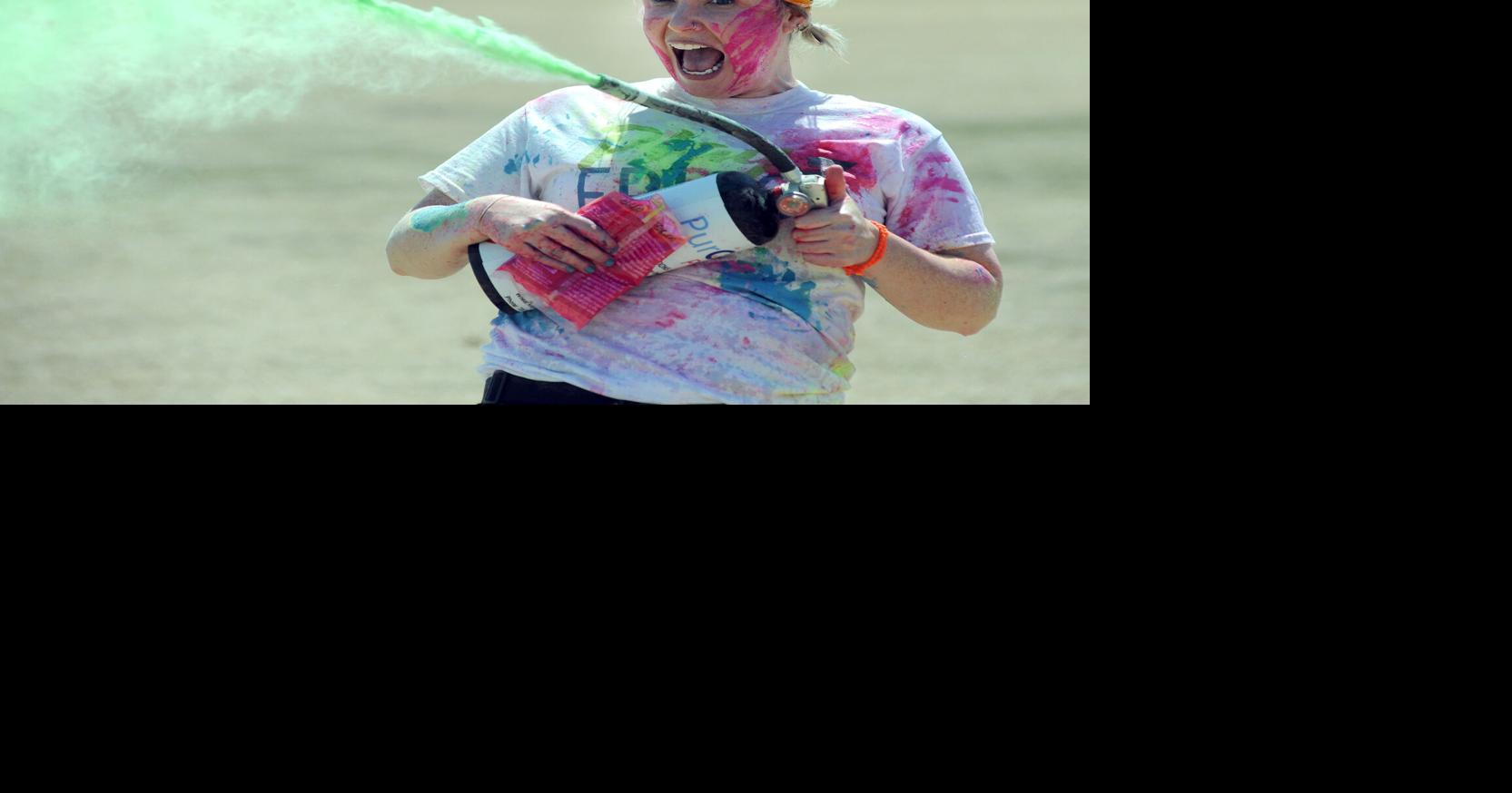 FESTIVAL OF COLORS Neon colors and fun filled the air at Frisco event