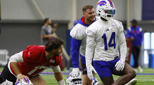 Stefon Diggs at Bills practice, McDermott says issues are resolved