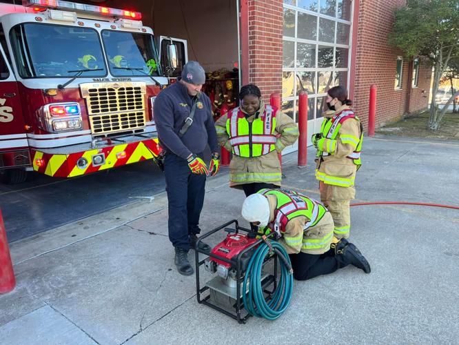 Mesquite ISD students train with Balch Springs Fire Department