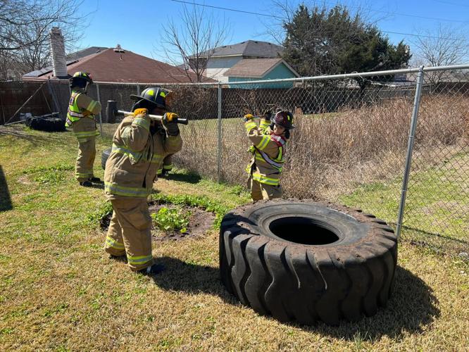 Mesquite ISD students train with Balch Springs Fire Department