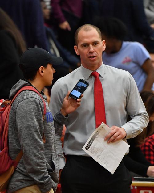 Murphy and Liberty head GBB coach Ross Reedy
