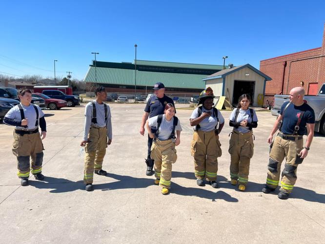 Mesquite ISD students train with Balch Springs Fire Department