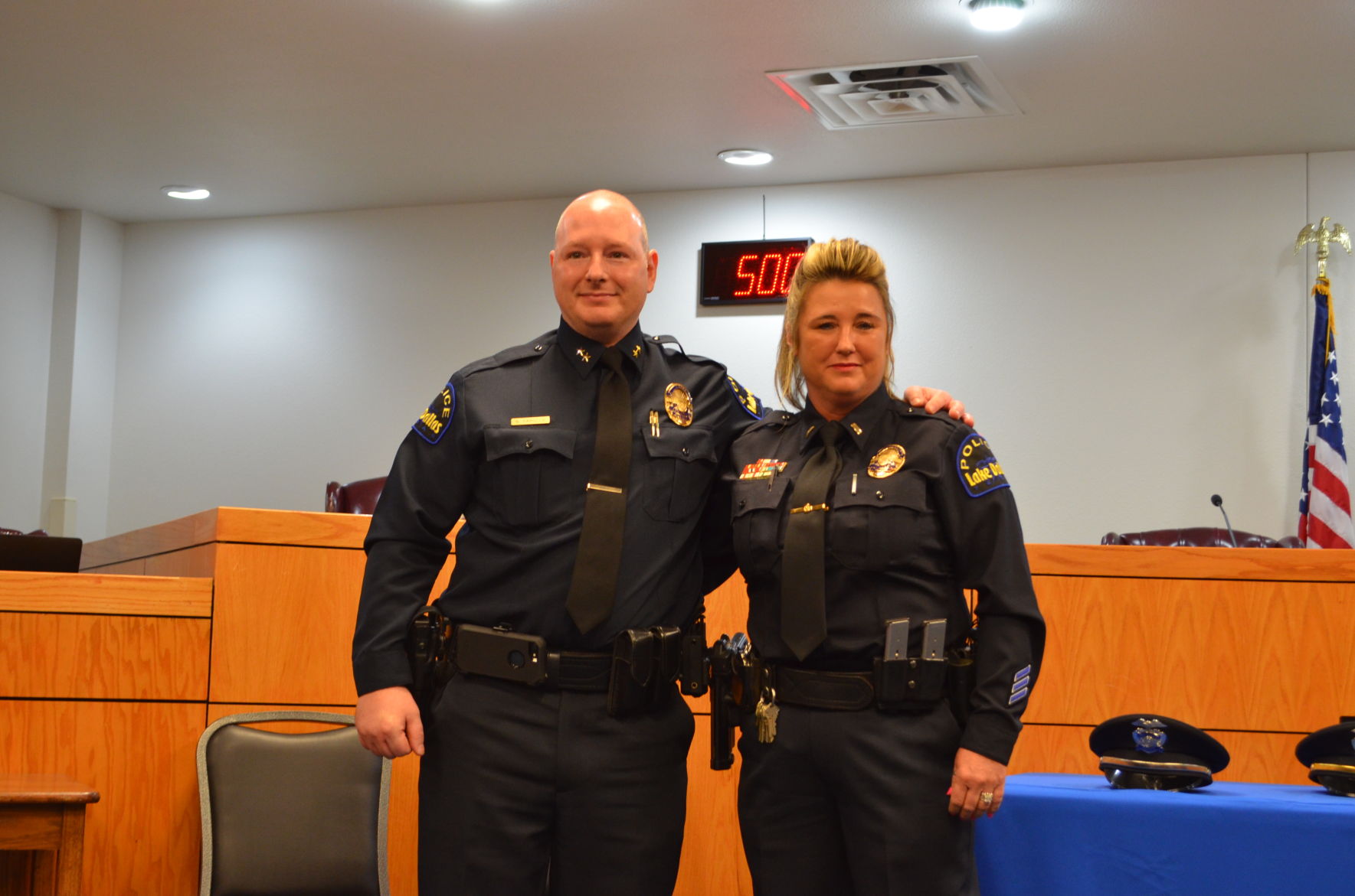 Lake Dallas Police Department Debuts New Badges | News | Starlocalmedia.com