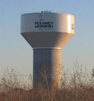 McKinney water tower