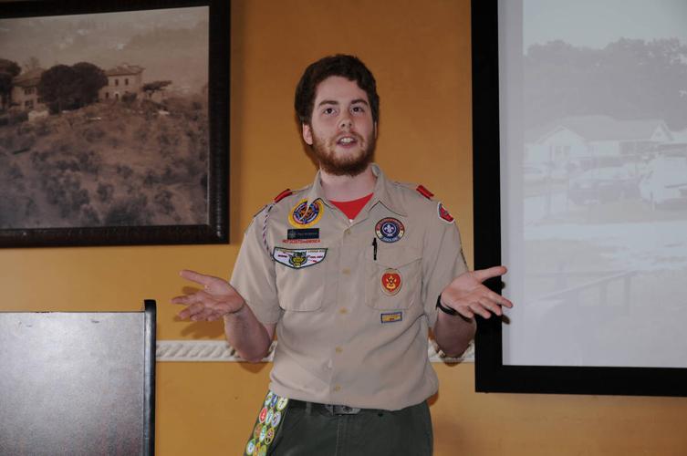 DHS senior completes Scout project, repaints Trojan band bus