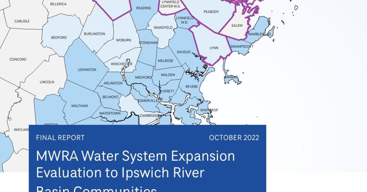 Mwra MWRA Ipswich Expansion Study | | statehousenews.com