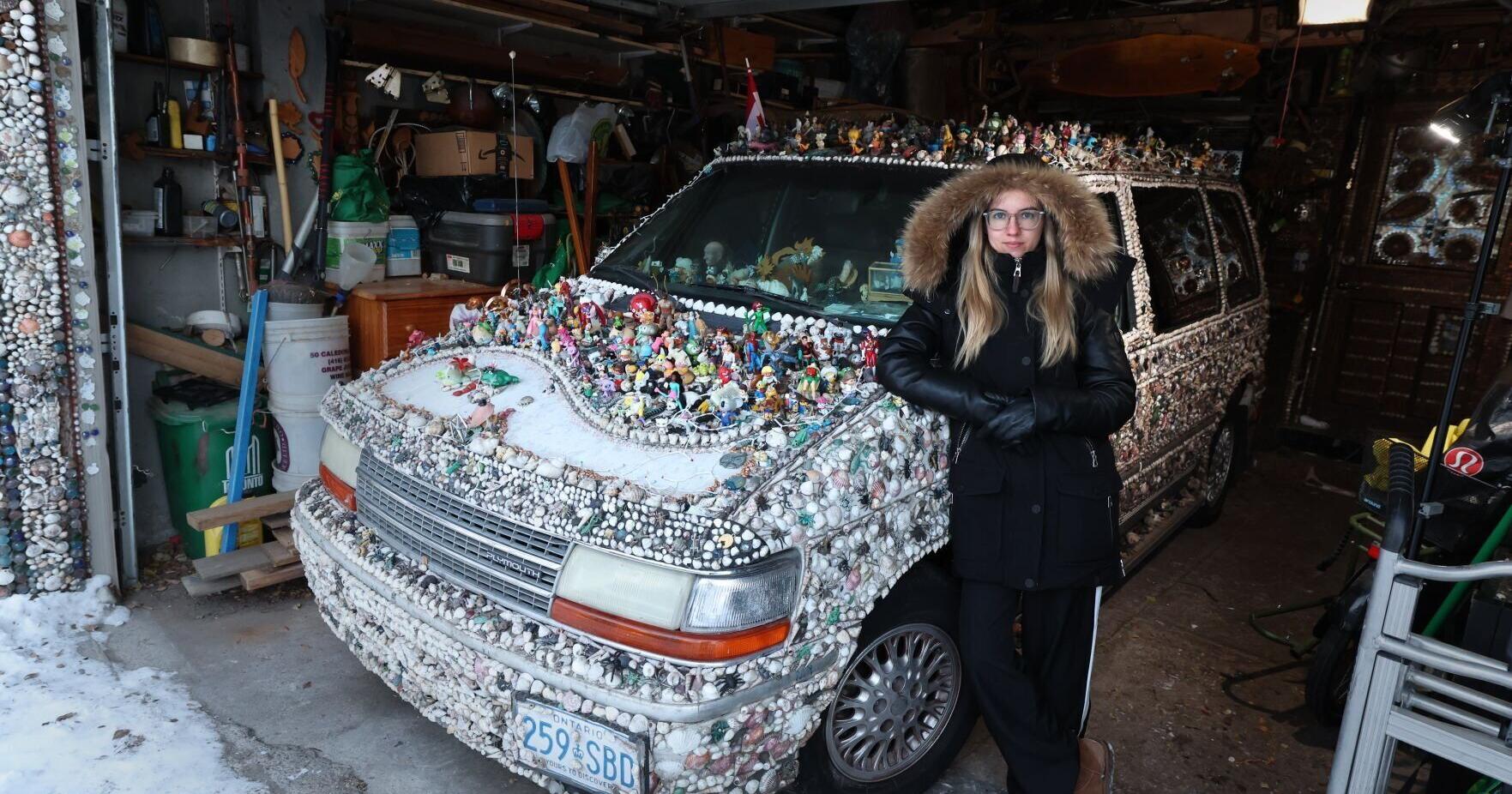 This Toronto van covered in plastic bugs is listed for $12K