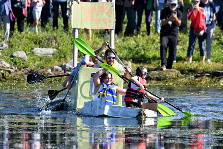 Inaugural Port Colborne cardboard boat race ‘a hit’