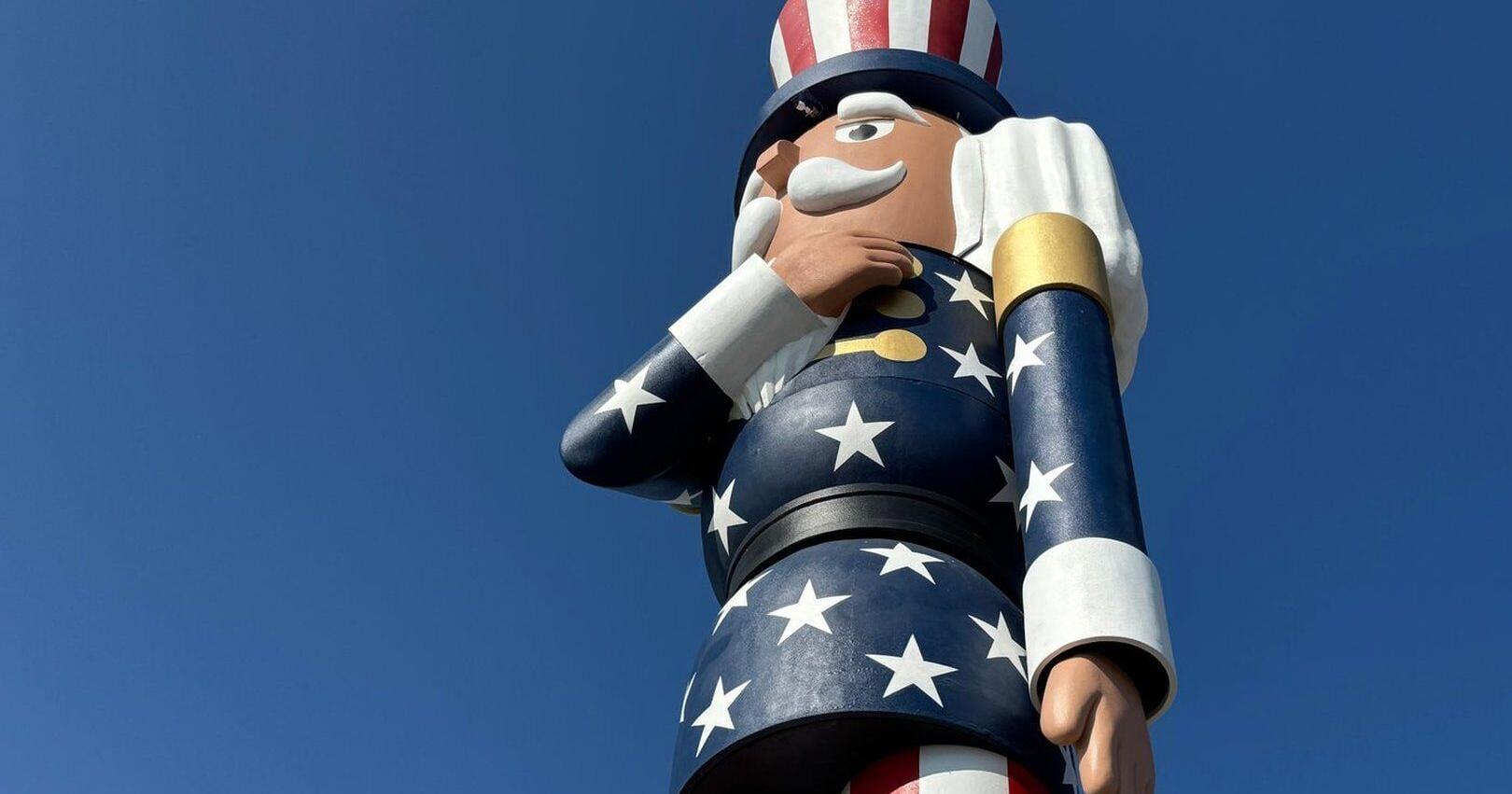 A Minnesota town now boasts the world tallest nutcracker