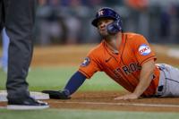 Bregman, Tucker, McCormick homer in 1st inning as the Astros rout Marlins  12-5