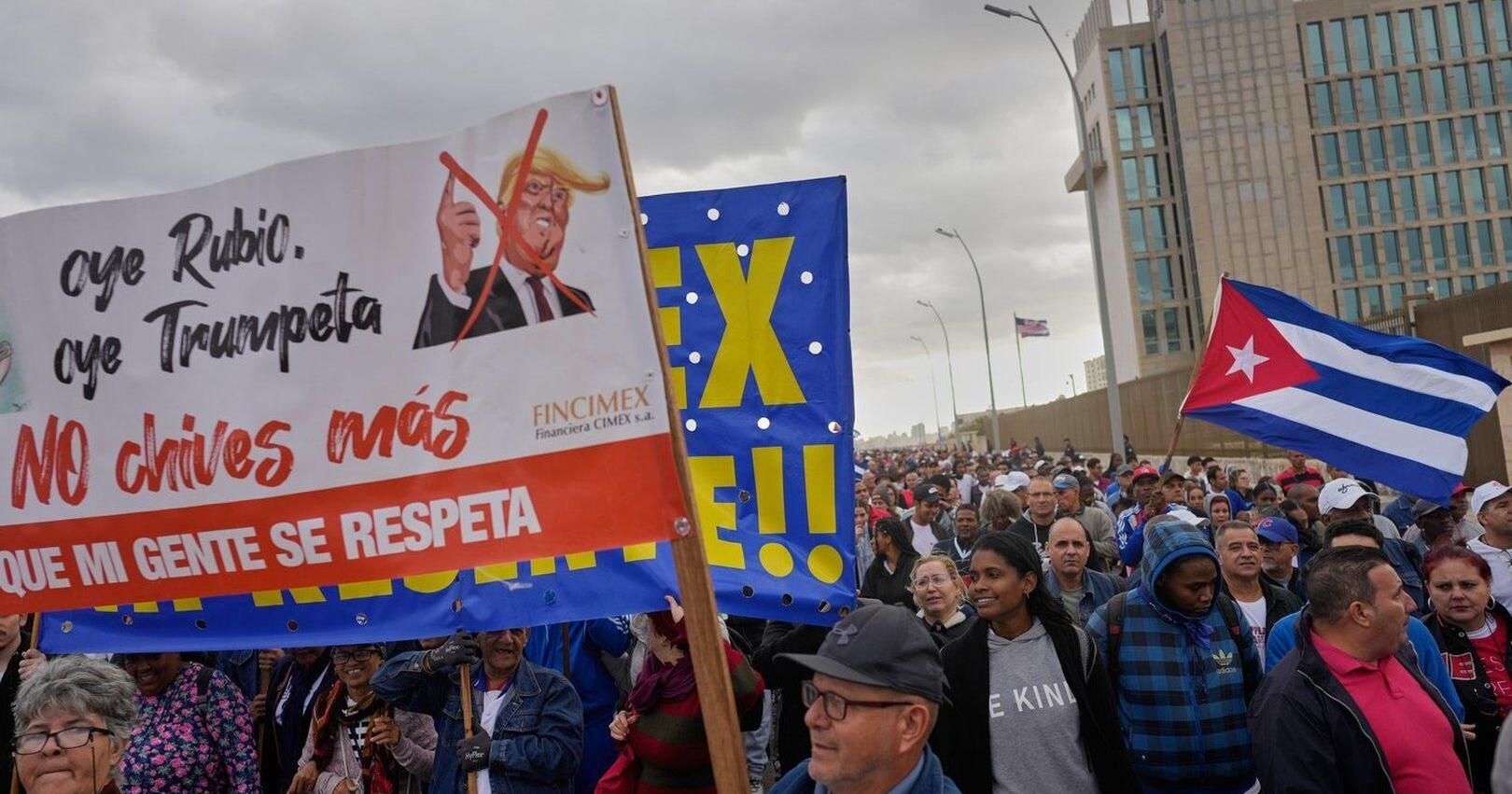 Trump says US is  starting to talk to Cuba  as he moves to cut its oil supplies