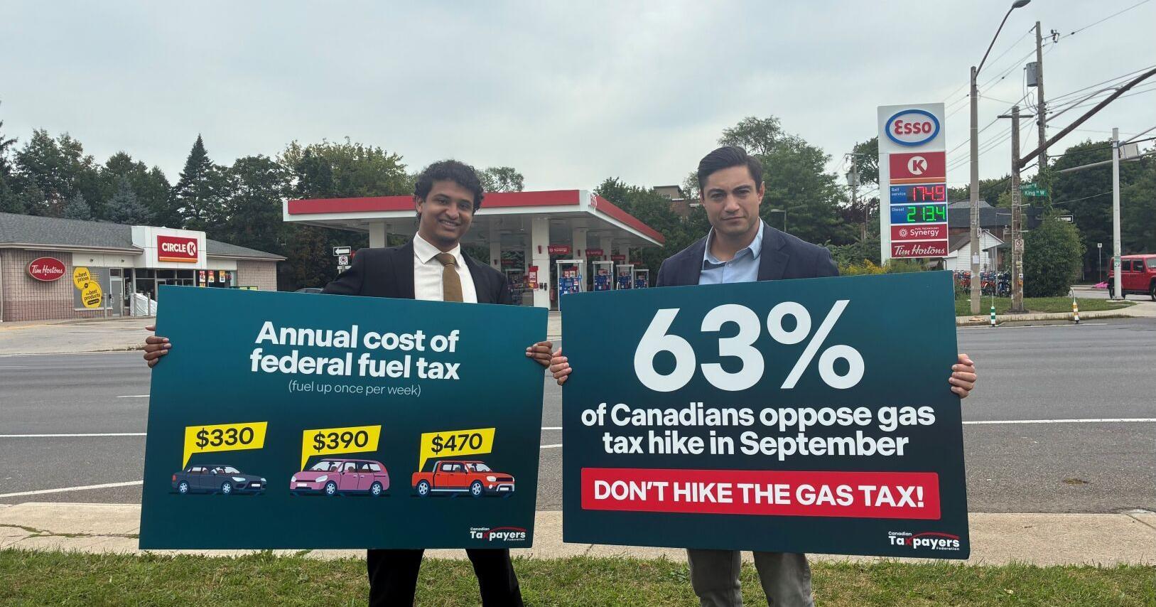 Carney asked to hold off on restarting federal gas tax