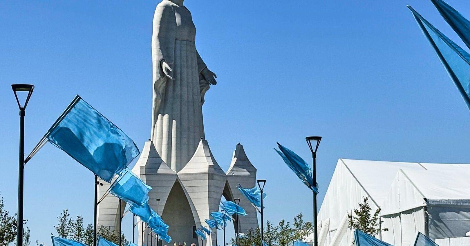 Europe tallest statue of the Virgin Mary is inaugurated in a small Polish village