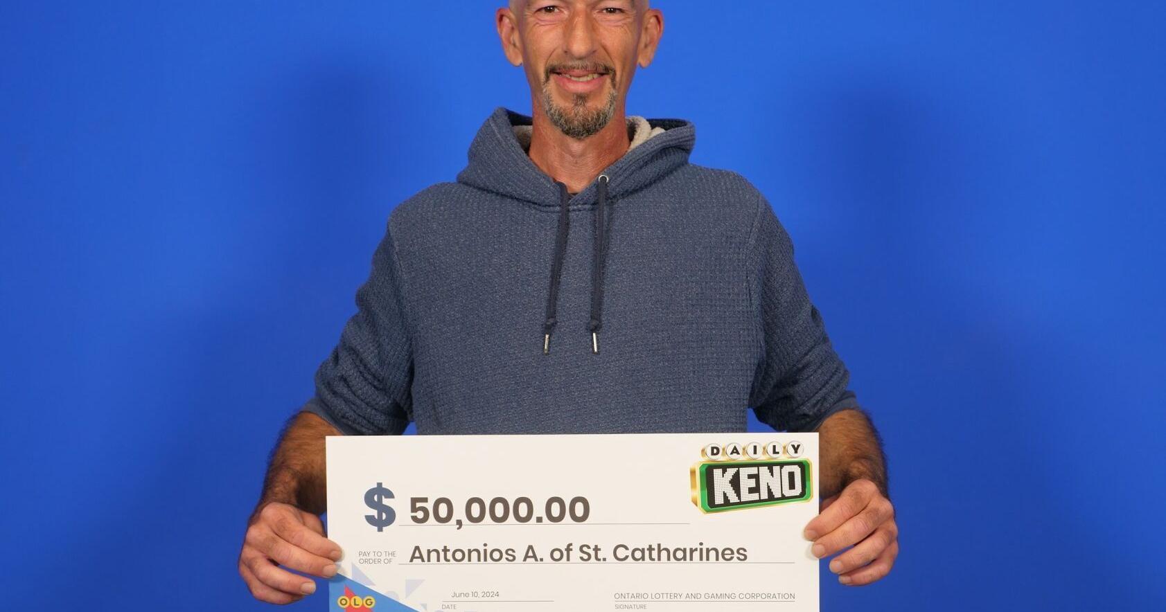 St. Catharines man 'so thankful' after winning lottery - Vimarsana News