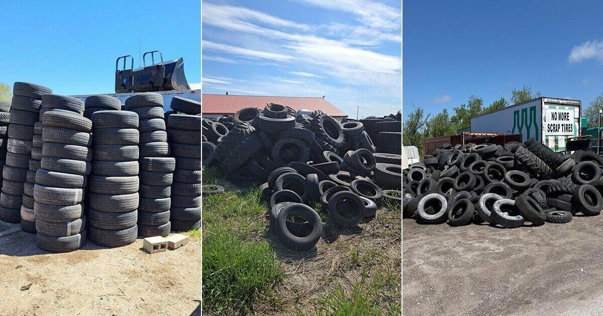 Tires pile up at garages and dealers in Ontario as province’s recycling system runs out of road — again
