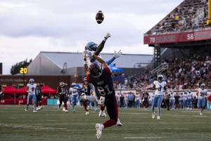 Undefeated Alexander stages epic Alouettes comeback over Argos, but hurts hamstring