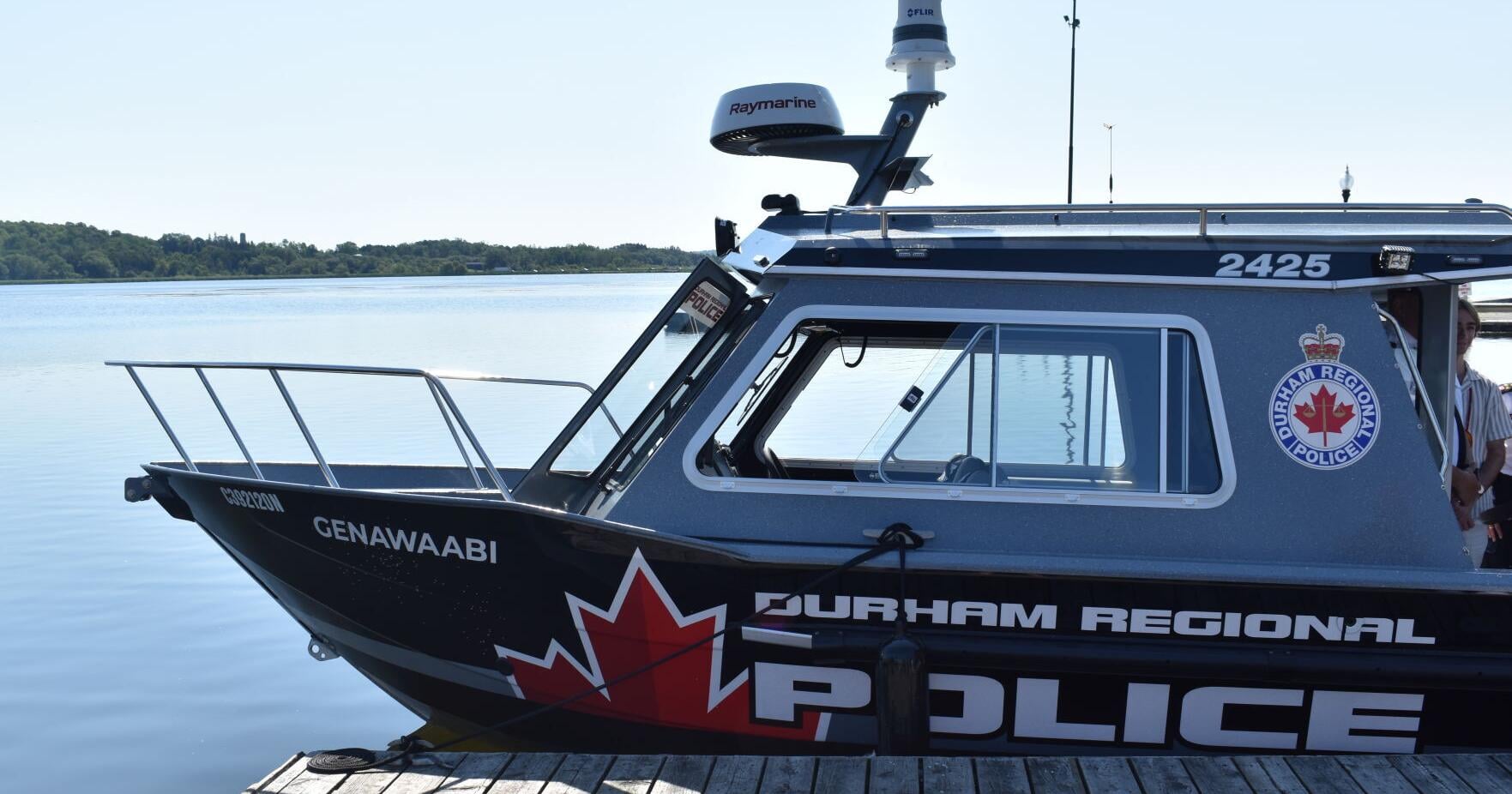Durham police launch new marine vessel in Port Perry