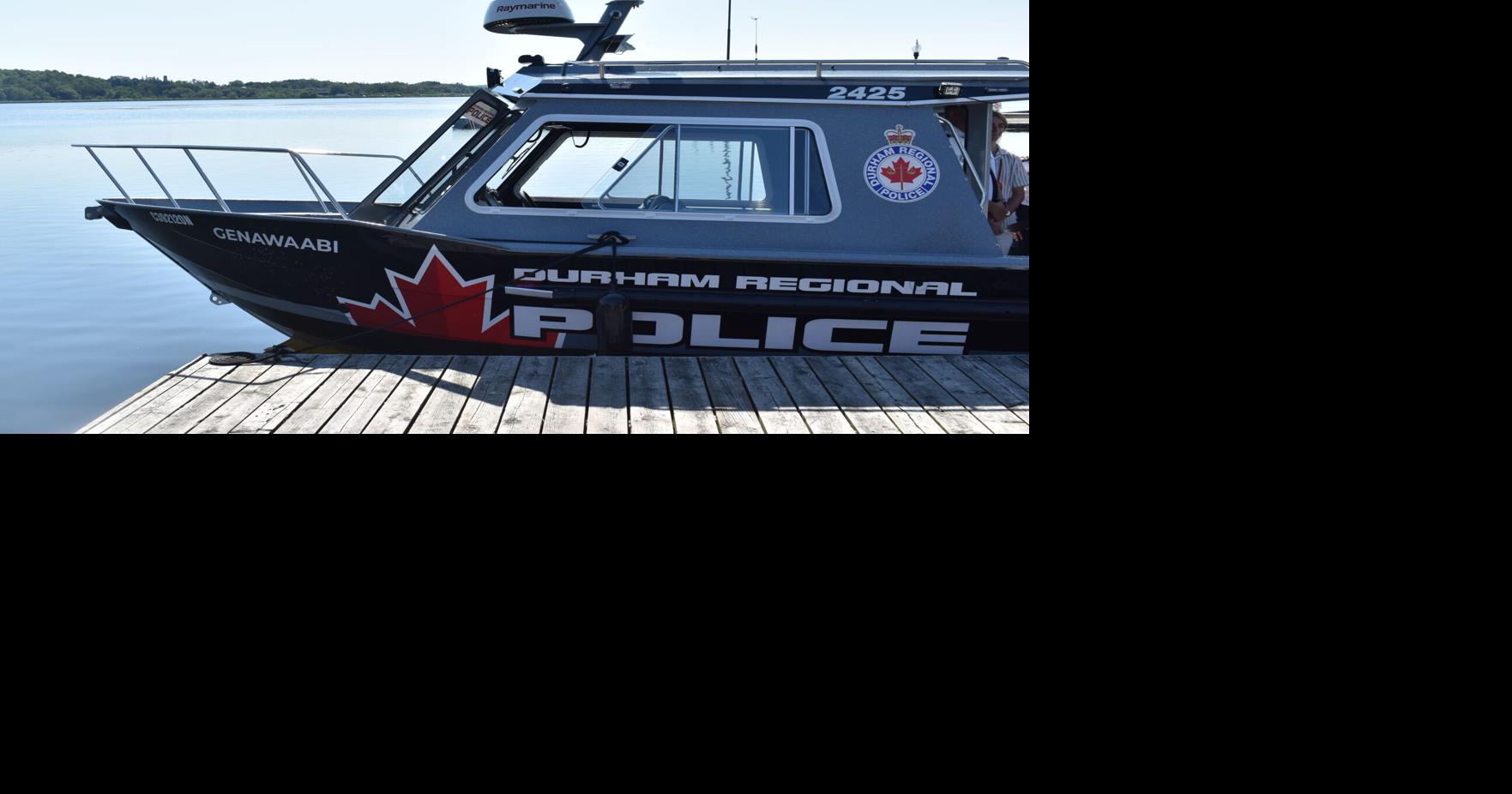 Durham police launch new marine vessel in Port Perry
