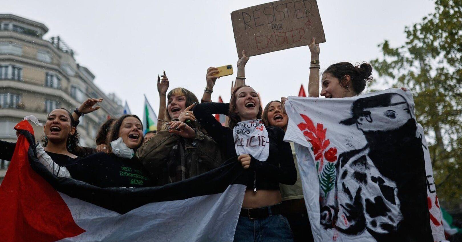 Protesters across France rally over rising living costs , joining student grievances