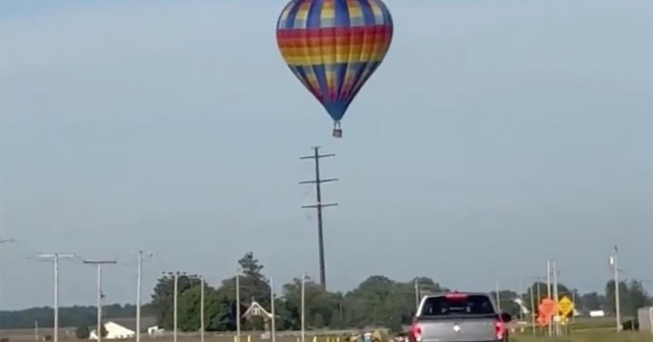 Hot air balloon struck Indiana power lines, burning 3 people in basket - Vimarsana News